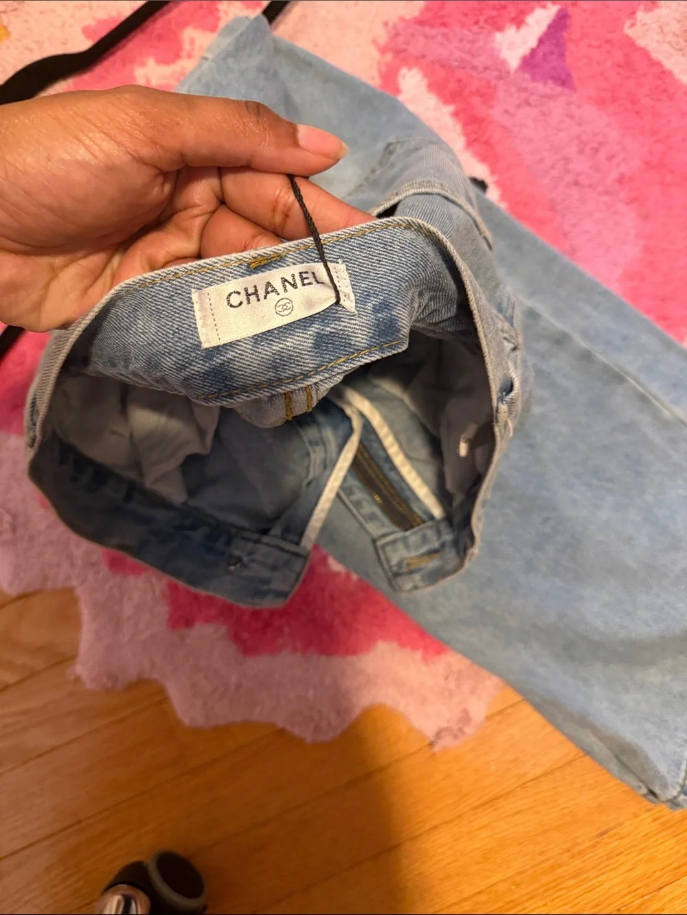 CHANEL straight jeans